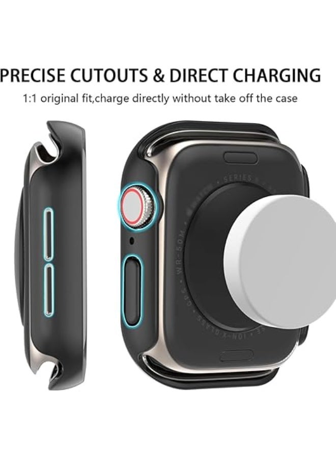 فكرة حافظة Fekra لـ Apple Watch Series 11 (2025) Series 10 46 مم، إطار واقي فائق النحافة [بدون واقي شاشة] لـ iWatch Series 10 46 مم - Image 4